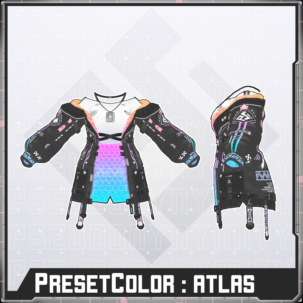 【Free/無料】VMP Jacket:GEN2 Black【VRoid】