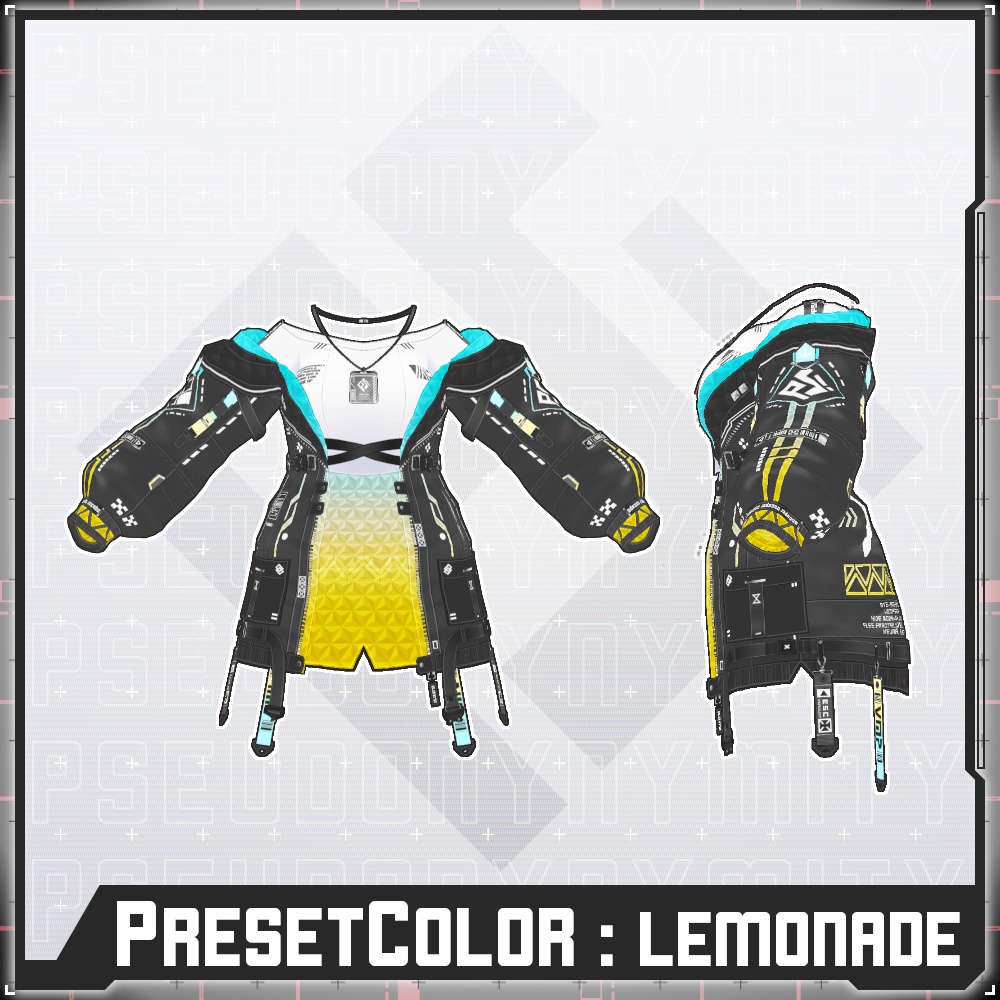 【Free/無料】VMP Jacket:GEN2 Black【VRoid】