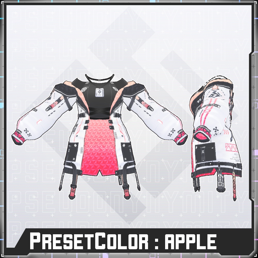 【Free/無料】VMP Jacket:GEN2 White【VRoid】