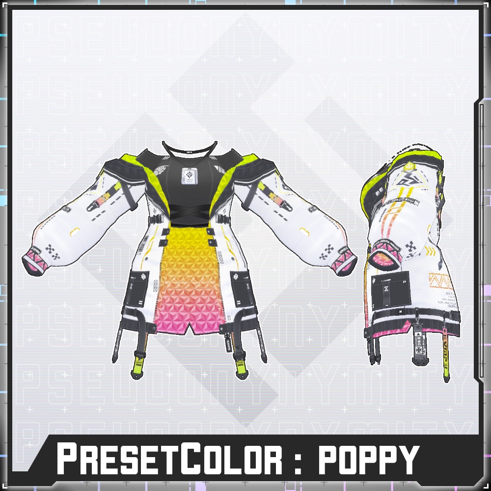 【Free/無料】VMP Jacket:GEN2 White【VRoid】