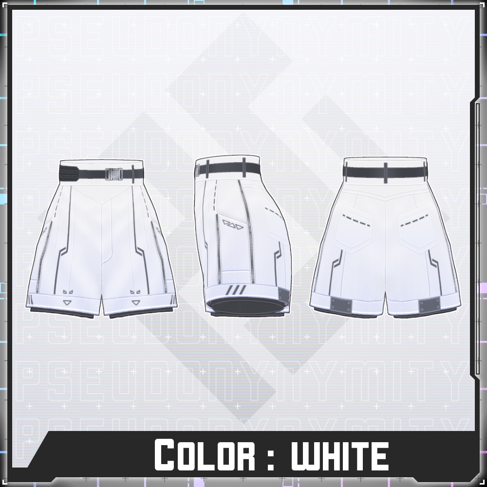 【Free/無料】VMP High-waist Shorts【VRoid】