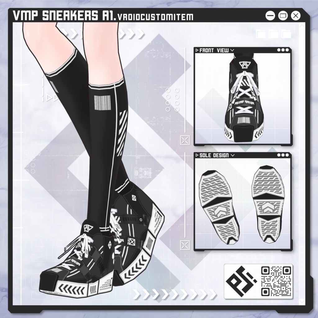 【Free/無料】VMP SneakersA1【VRoid】