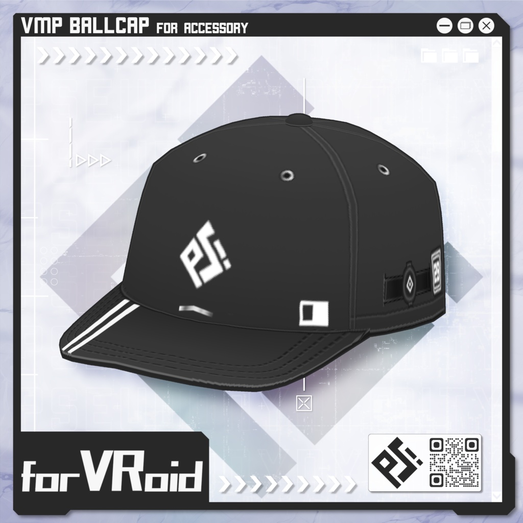【Free/無料】VMP Ballcap【VRoid】