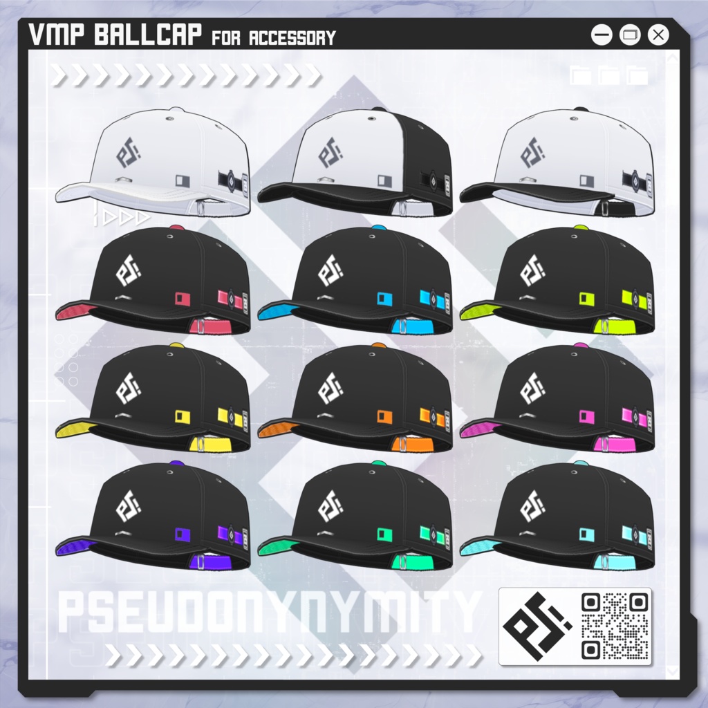 【Free/無料】VMP Ballcap【VRoid】