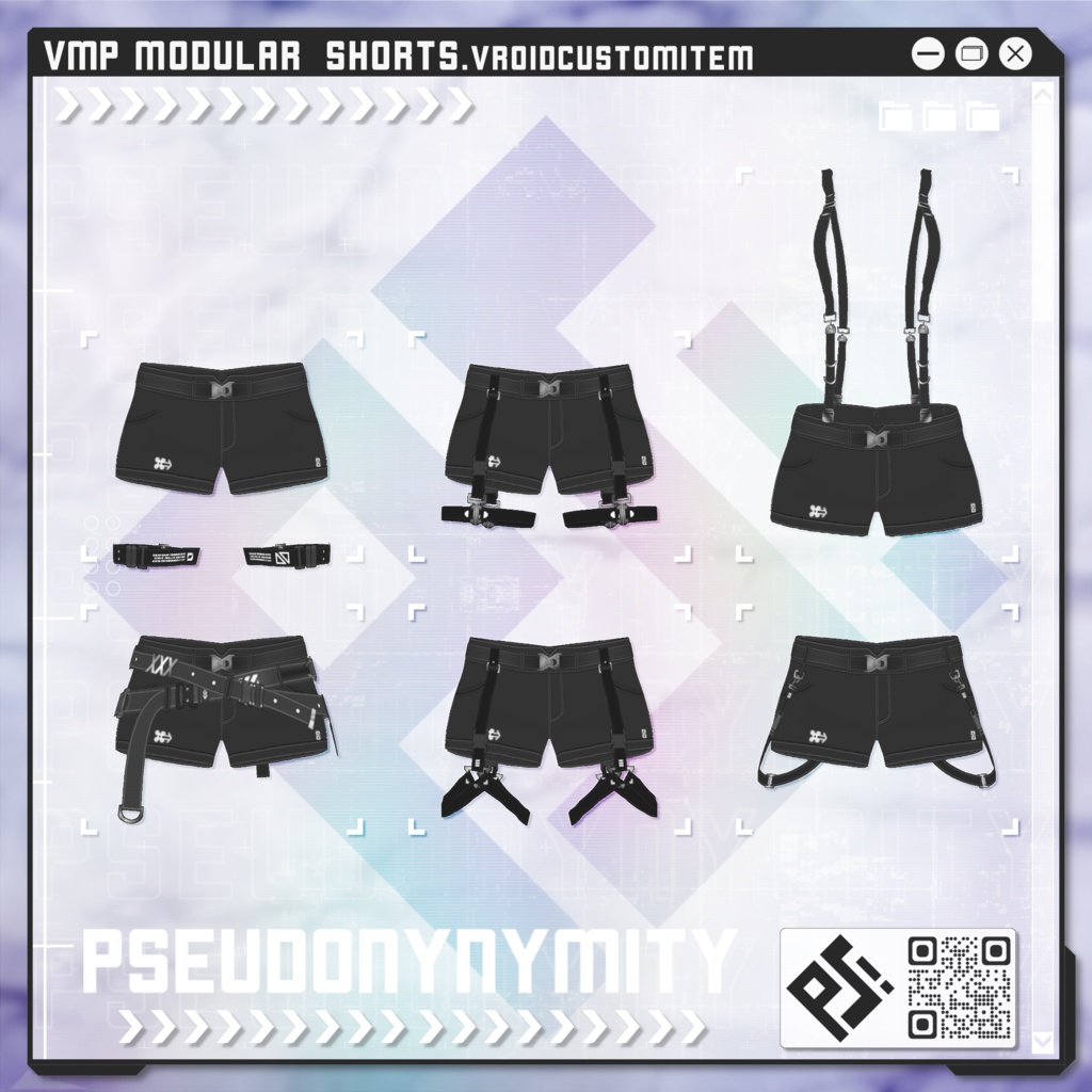 【Free/無料】VMP ModularShorts【VRoid】