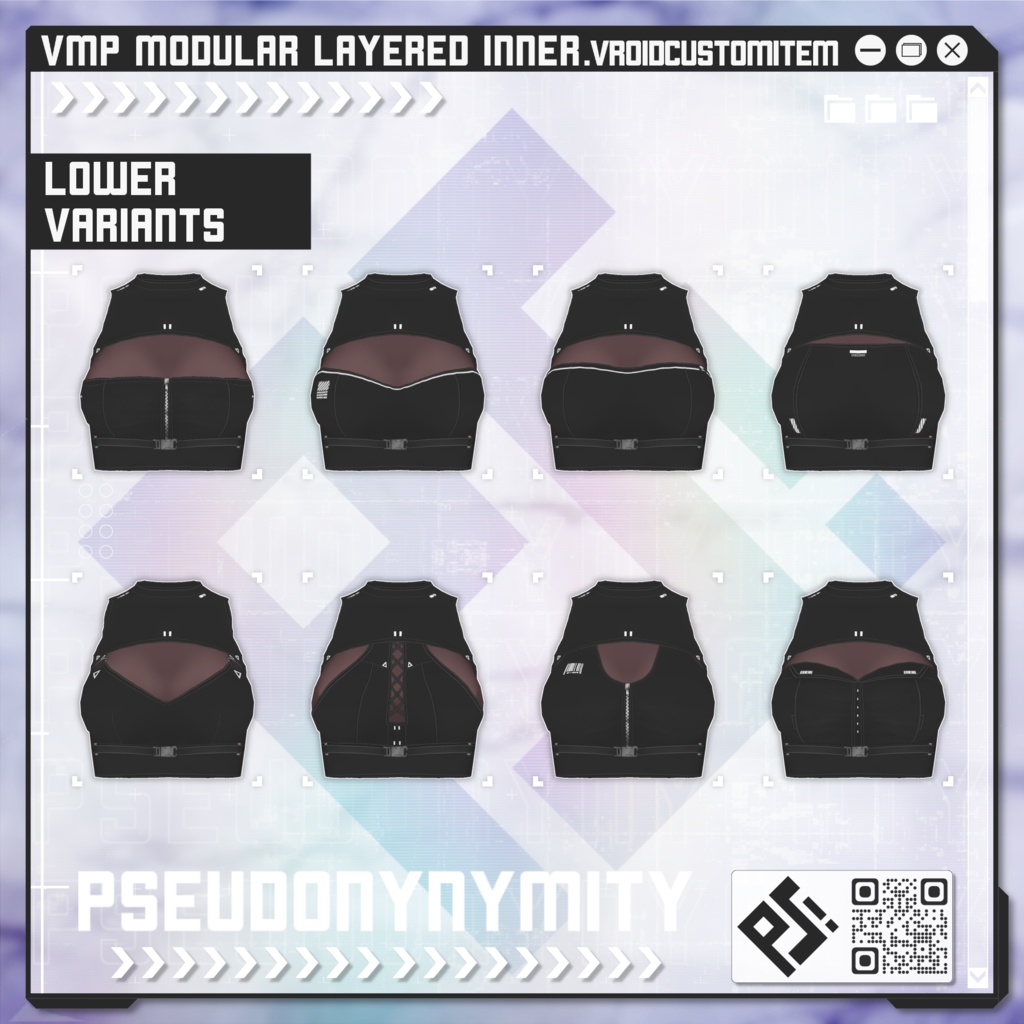 【Free/無料】VMP ModularLayeredInner【VRoid】