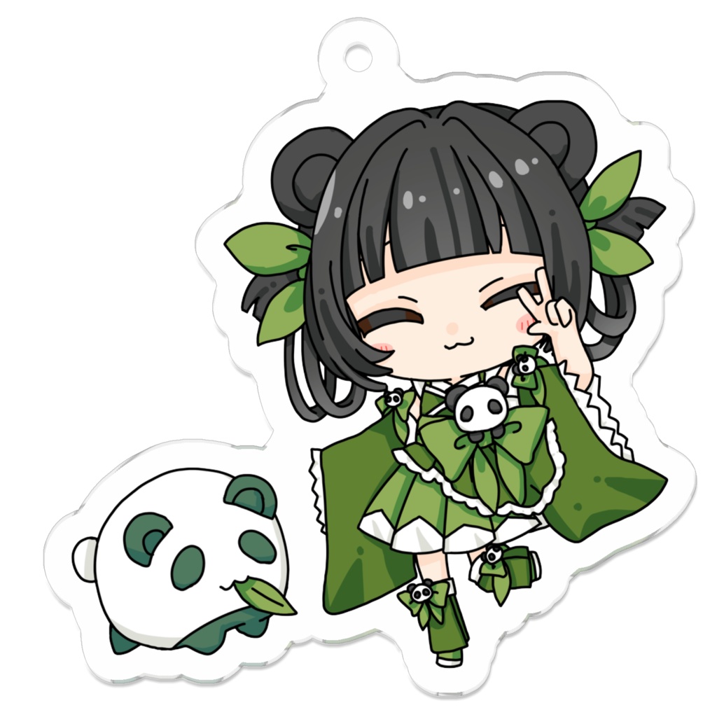 さくまのアクキー(笑顔2)