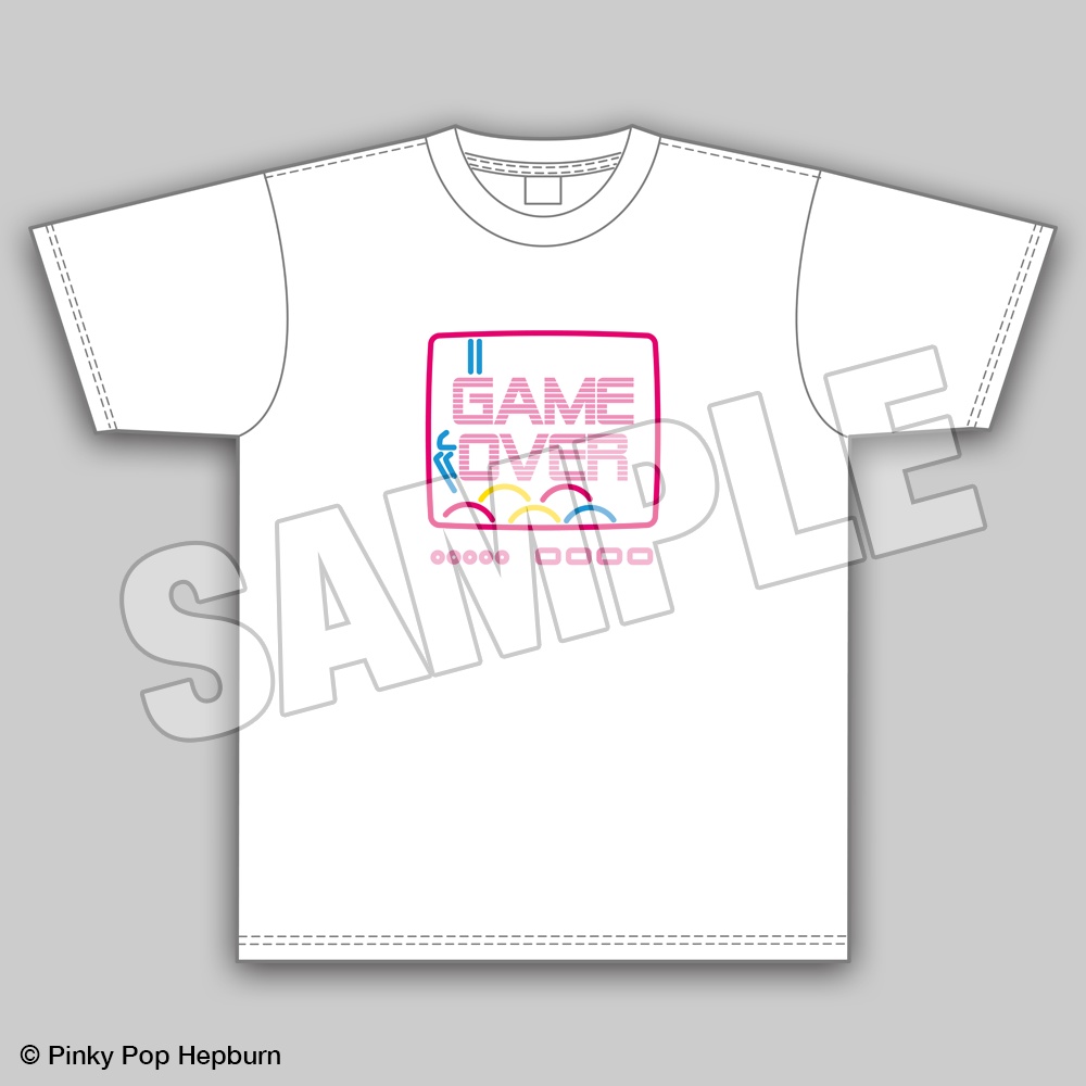 GAME OVER Tシャツ【Pinky Pop Hepburn Official】