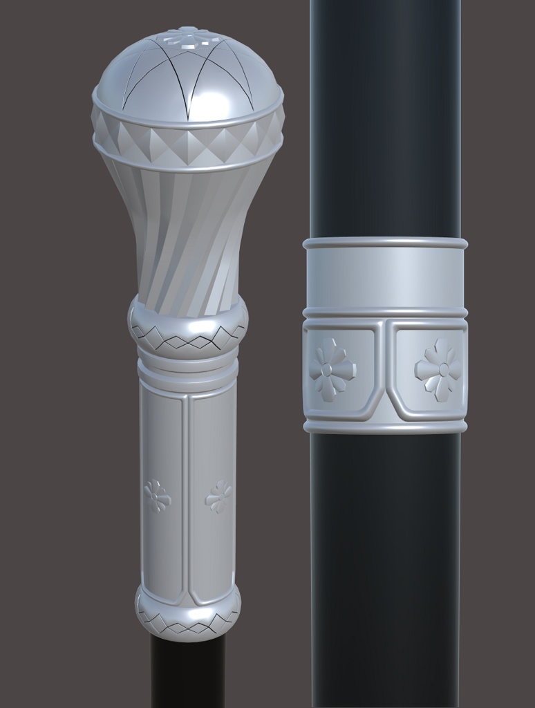 アンティークな仕込み杖(ステッキ・ロッド)