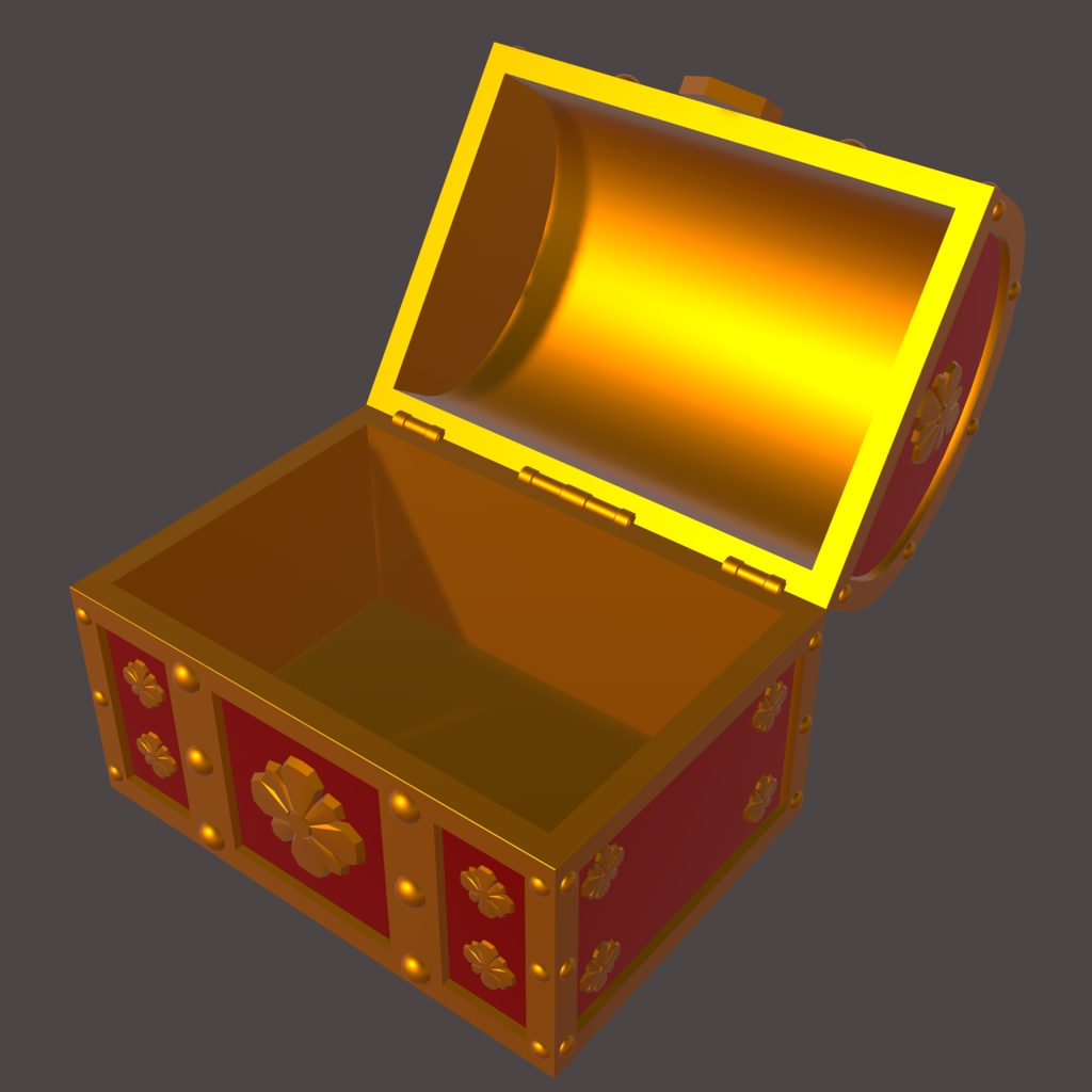 ただの宝箱【3Dモデル】