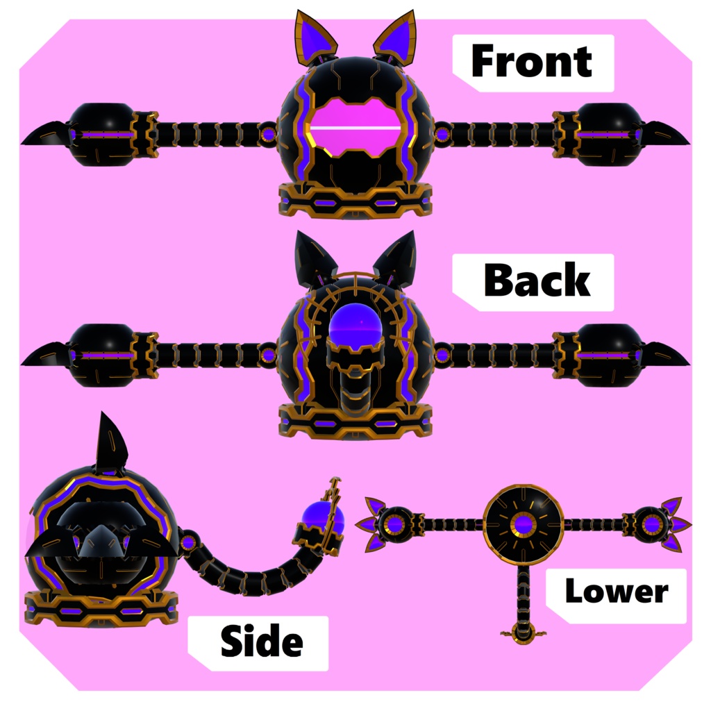 バステットボール BASTET BALL / オリジナル3Dモデル