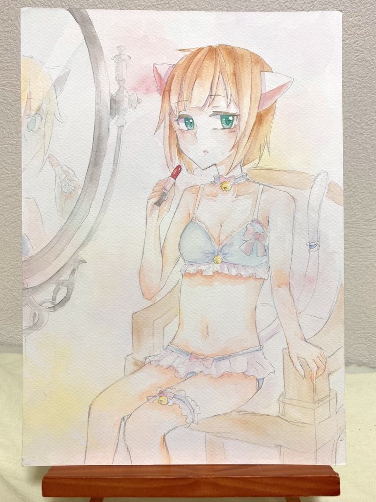 デレマス　水彩原画　前川みく