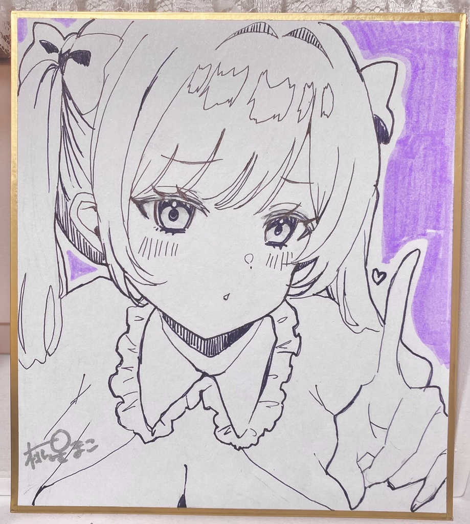 【原画色紙】ツインテちゃん