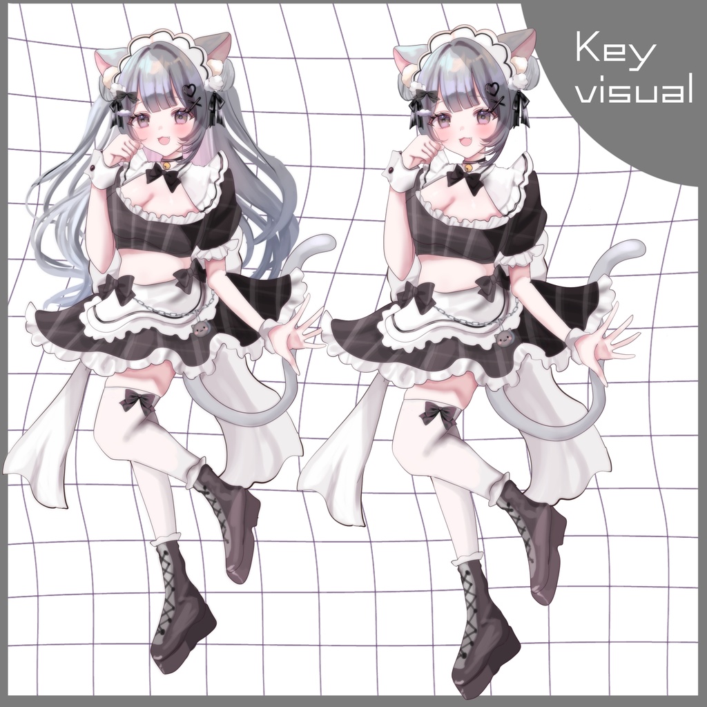 🖤りぼんにゃんメイド🖤