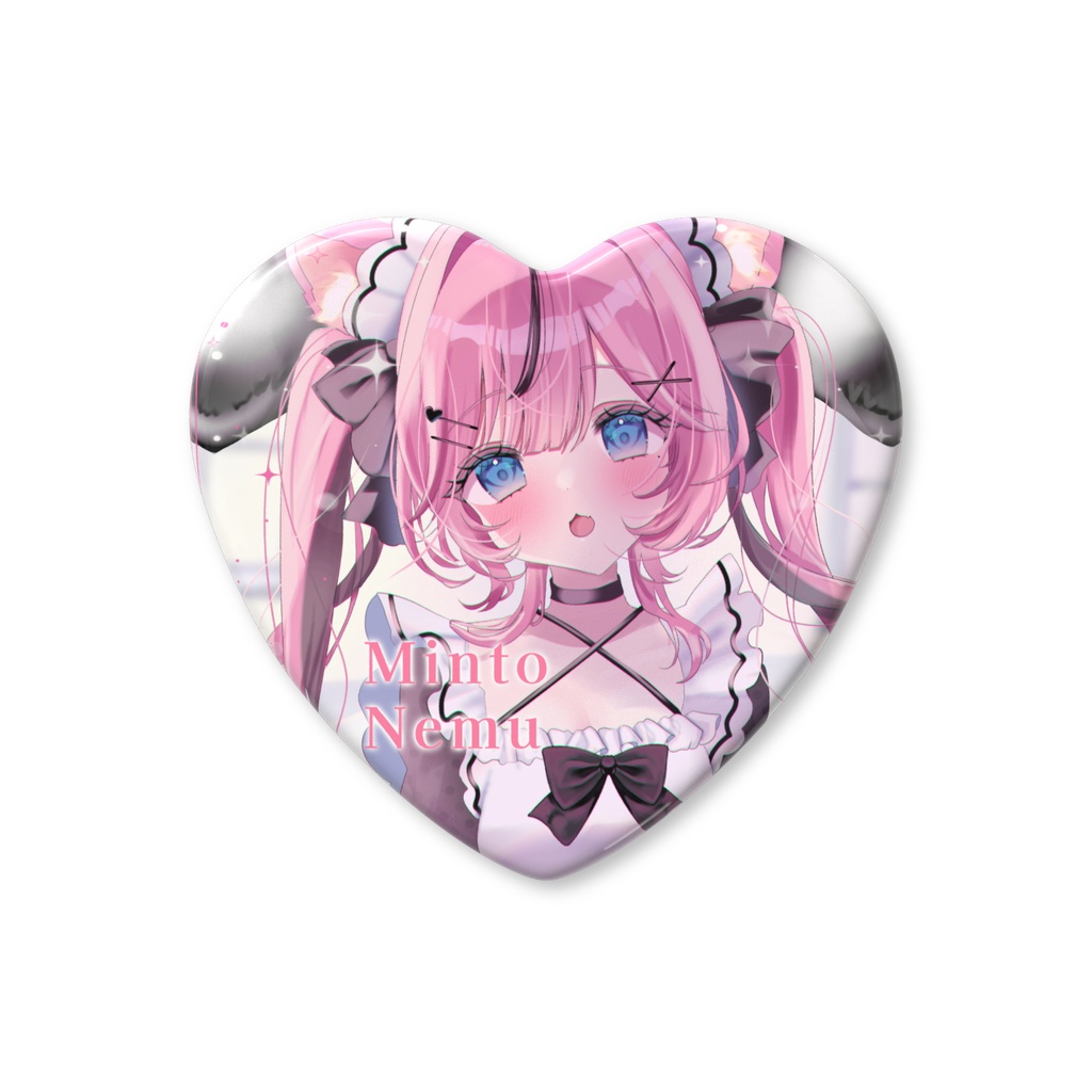 MAIDOLCE♡ハート缶バッジ