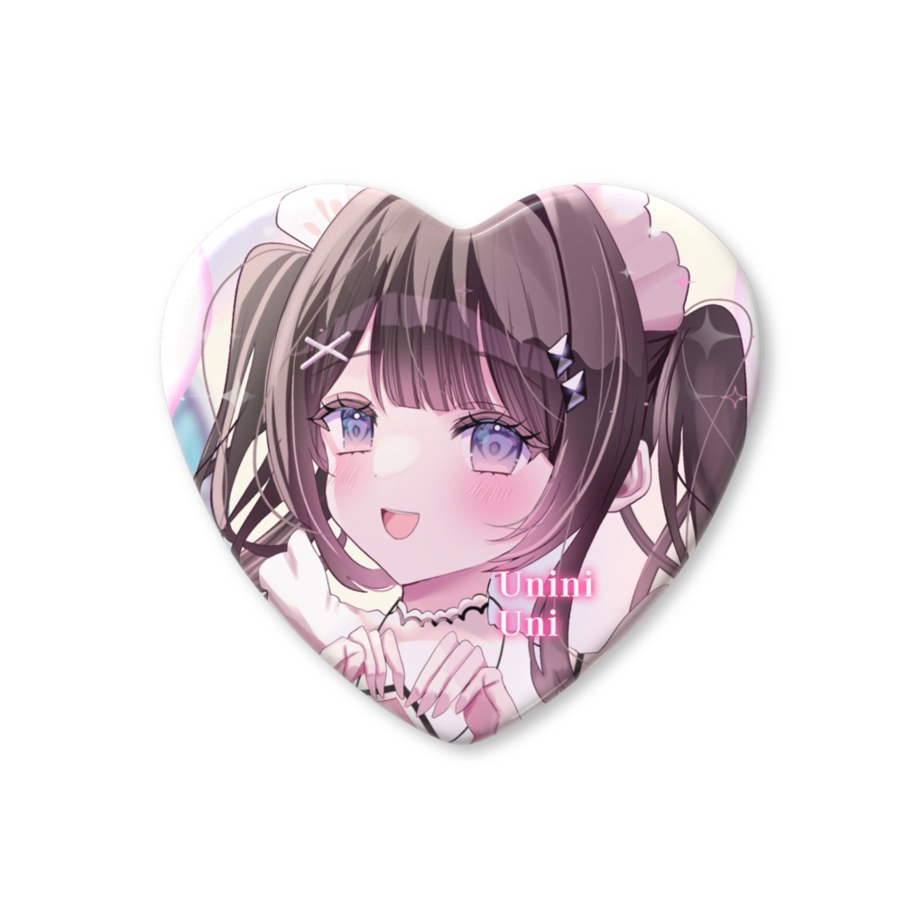 MAIDOLCE♡ハート缶バッジ
