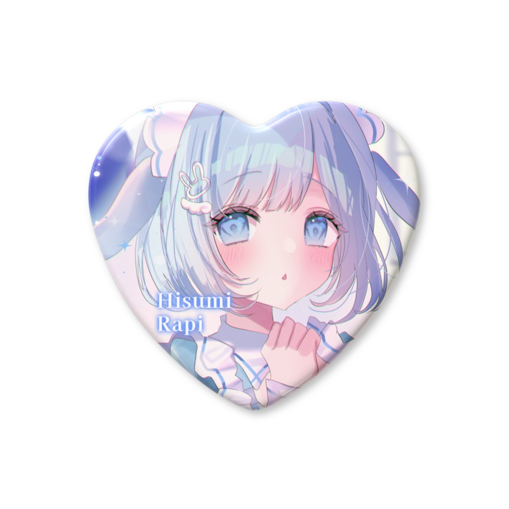 MAIDOLCE♡ハート缶バッジ