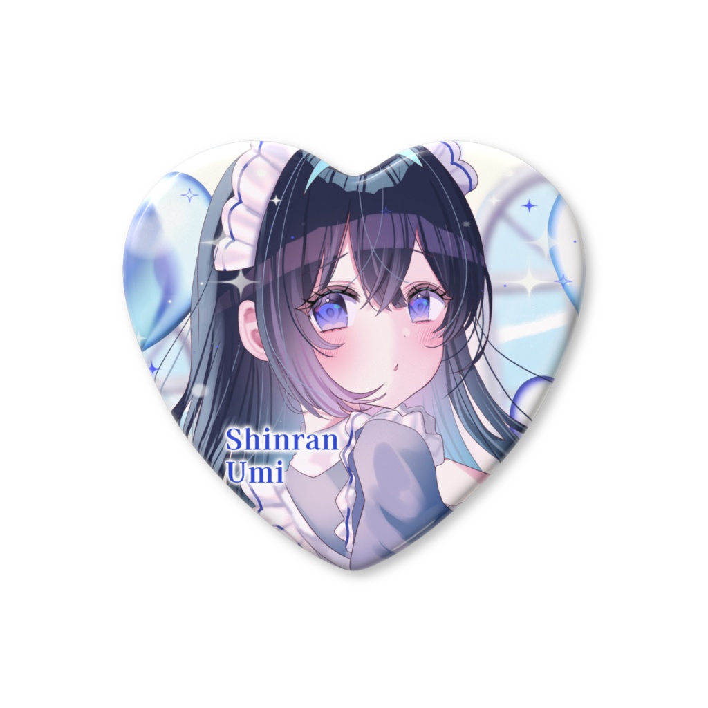 MAIDOLCE♡ハート缶バッジ