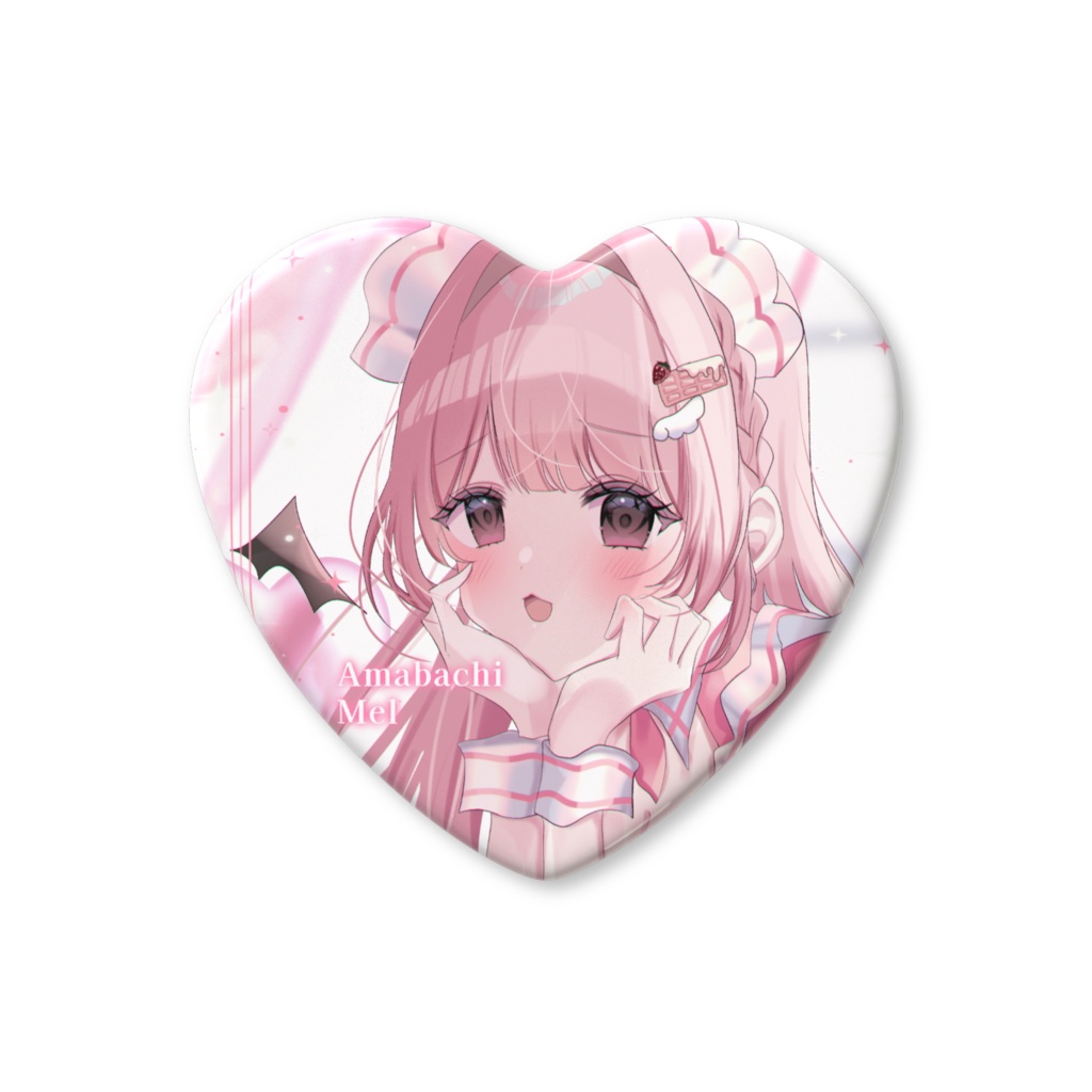 MAIDOLCE♡ハート缶バッジ