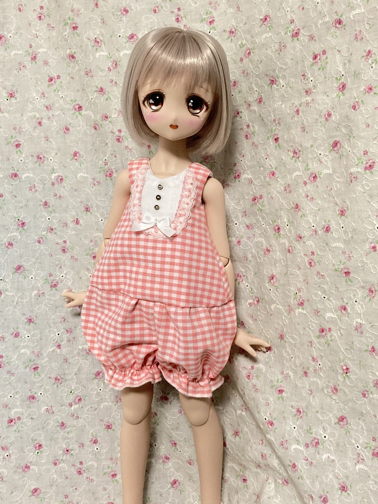 MDD S胸 ロンパース ピーチ