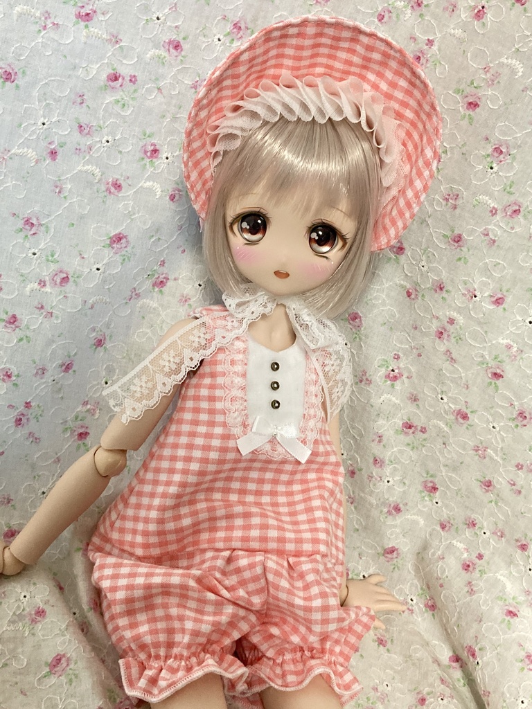 MDD S胸 ロンパース ピーチ