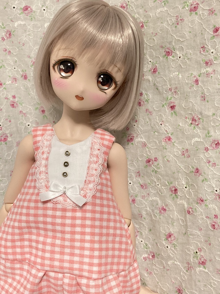 MDD S胸 ロンパース ピーチ