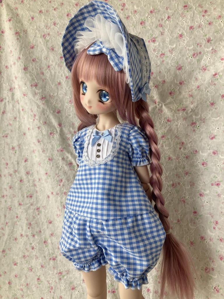 MDD S胸 ロンパース 青