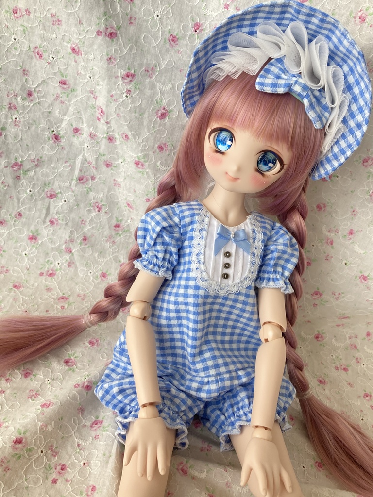 MDD S胸 ロンパース 青