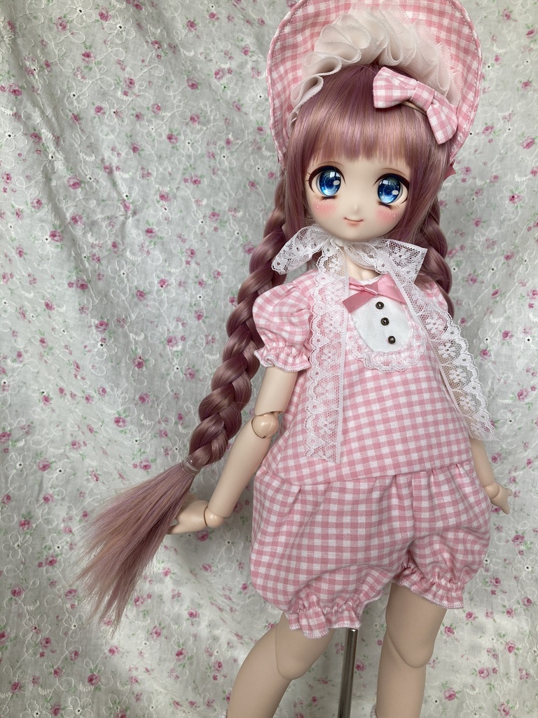 MDD S胸 ロンパース ピンク