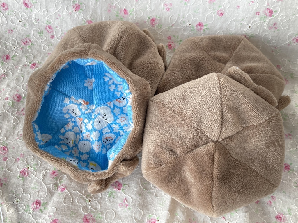 ベレー帽(1/3サイズ)ミルクチョコ