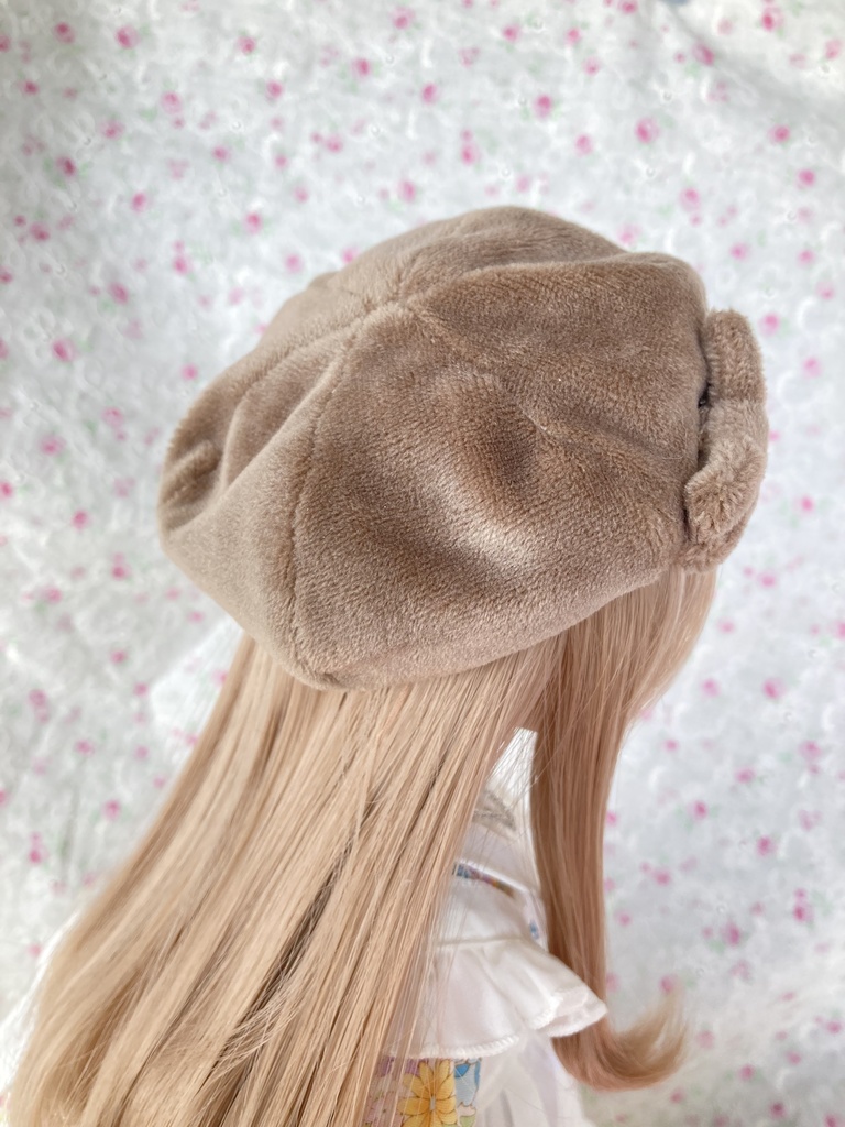 ベレー帽(1/3サイズ)ミルクチョコ