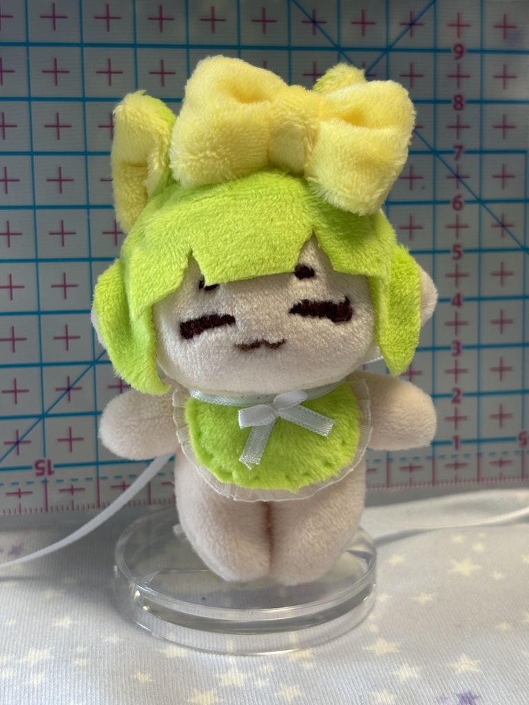 無属性　自作ぬいぐるみ　ハンドメイド　7センチ＊ライムちゃん