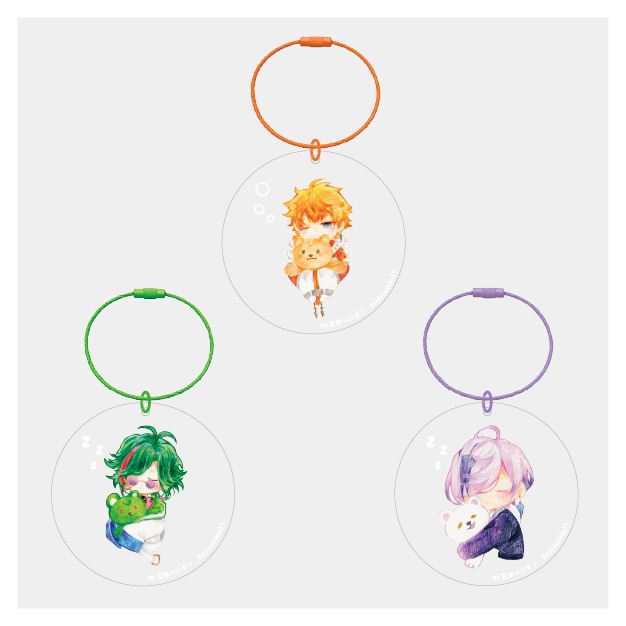 【にじそうさく11】すくみおやすみアクリルキーホルダー