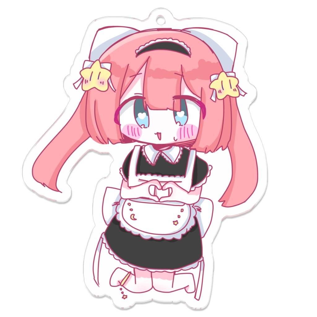 萌♡メイド服アクリルキーホルダー