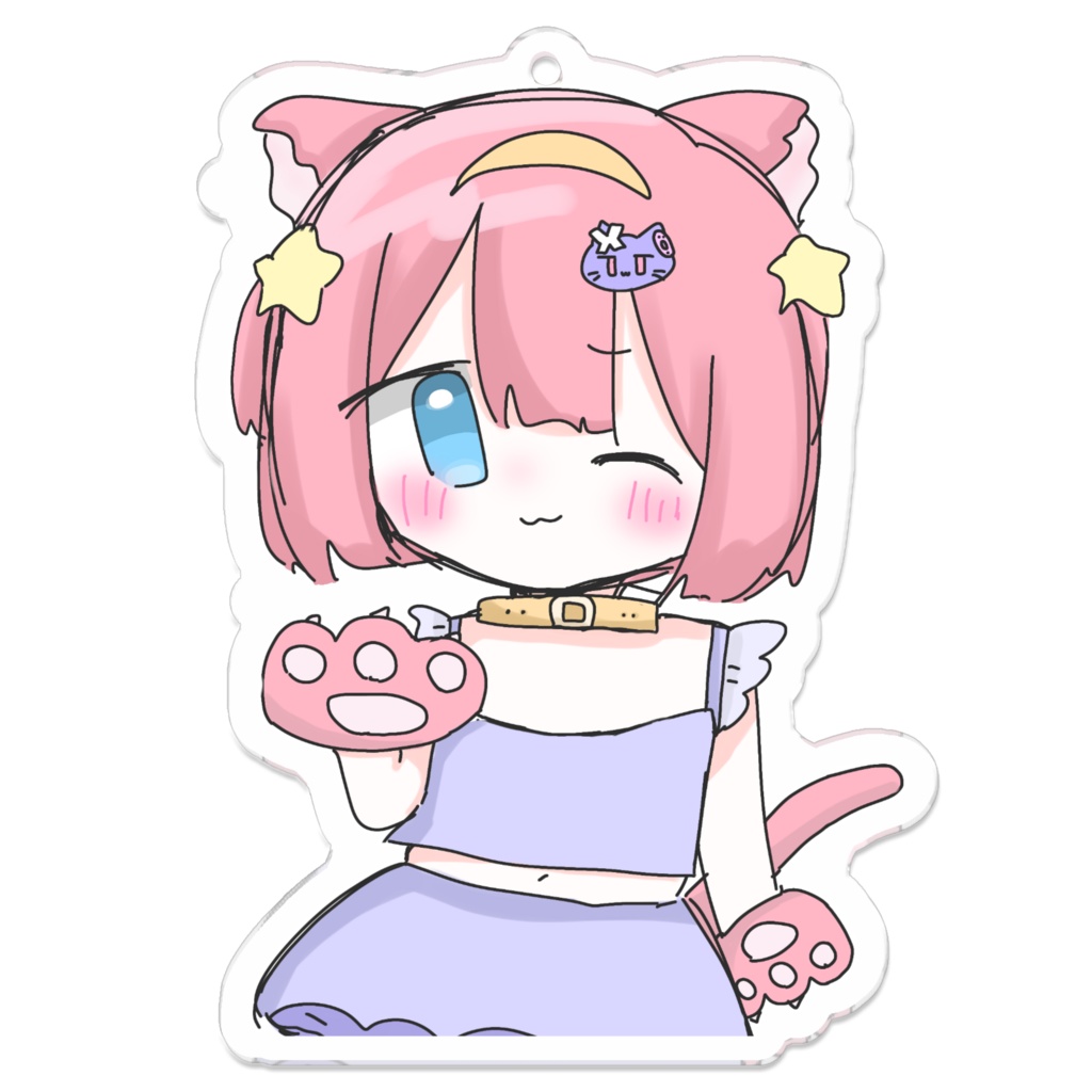 登録者150人記念☆猫ちゃんアクリルキーホルダー