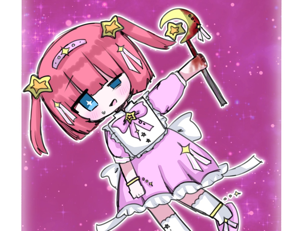 きらきら魔法少女界歌ちゃん☆缶バッチ