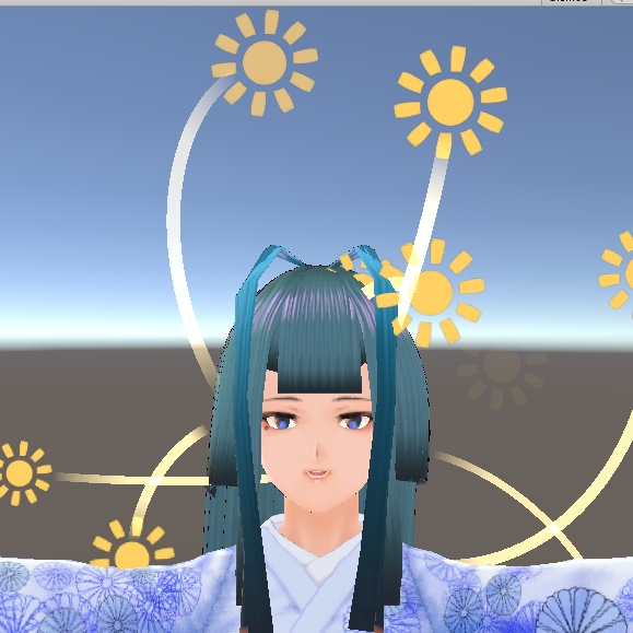 【Vket5】天才キャラが周りに浮かせてるやつエフェクト/アホアホエフェクト (Effect that flows around people who look geneous/Silly Effect)