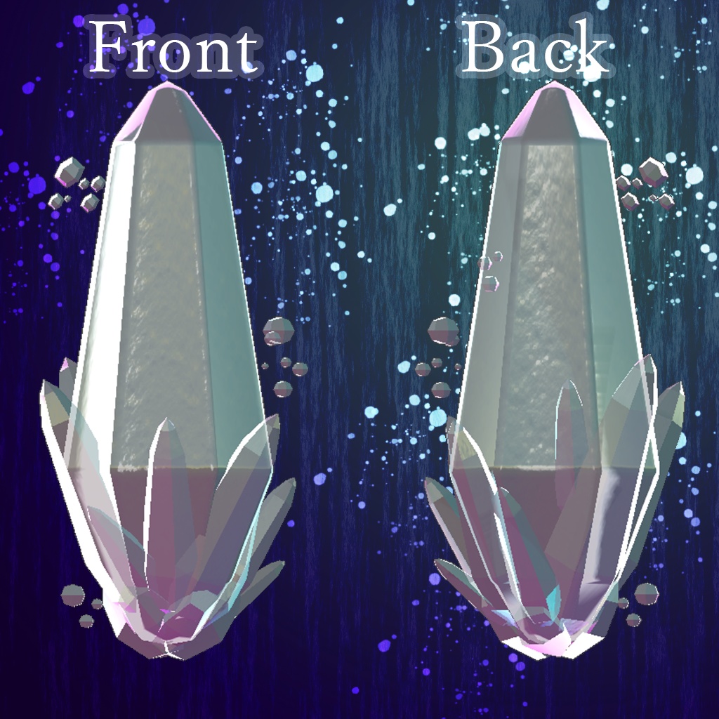 VRChat向けAFKモーション「クリスタル」