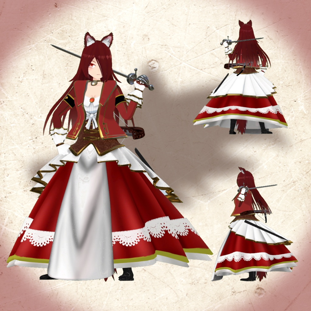 オリジナル3Dモデル【ロル】