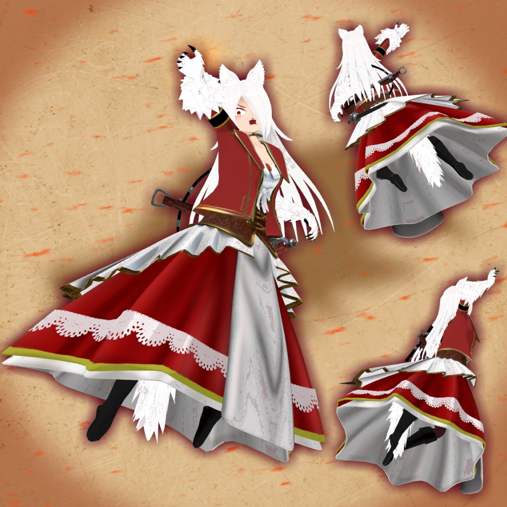 オリジナル3Dモデル【ロル】