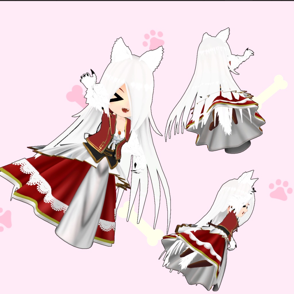 オリジナル3Dモデル【ちびロルちゃん】