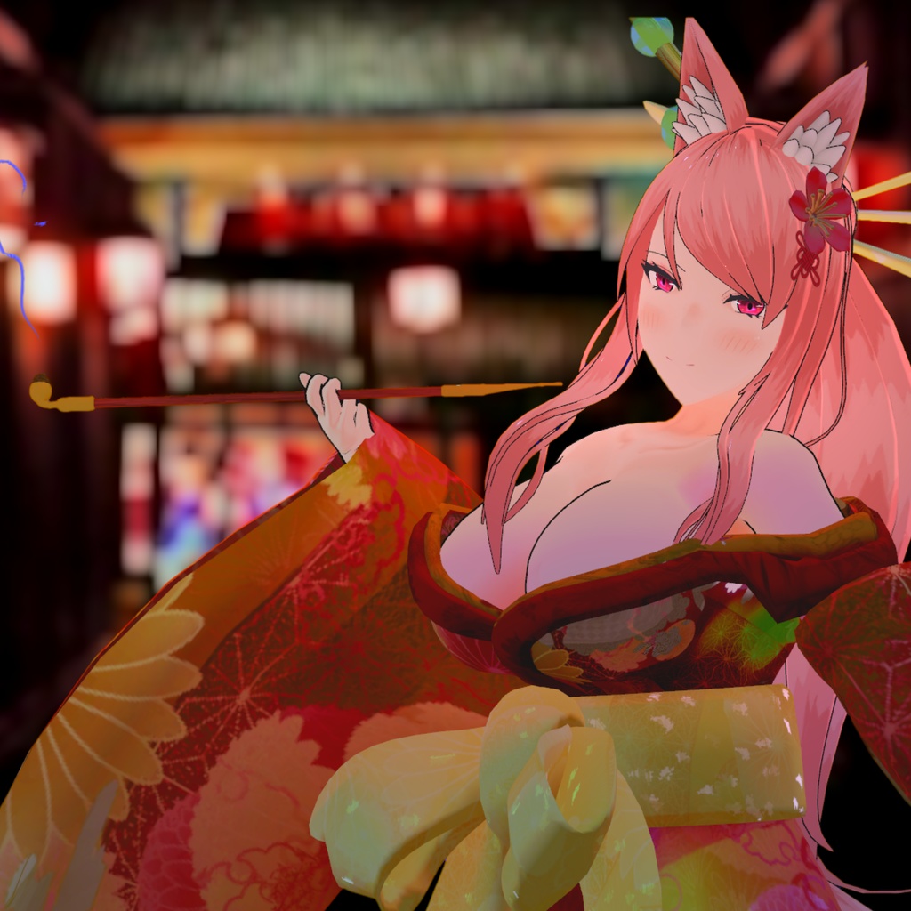 オリジナル3Dモデル【紅梅】