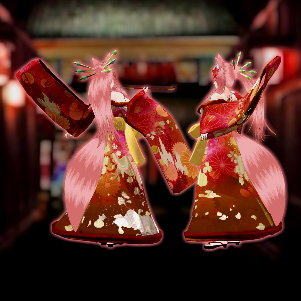 オリジナル3Dモデル【紅梅】