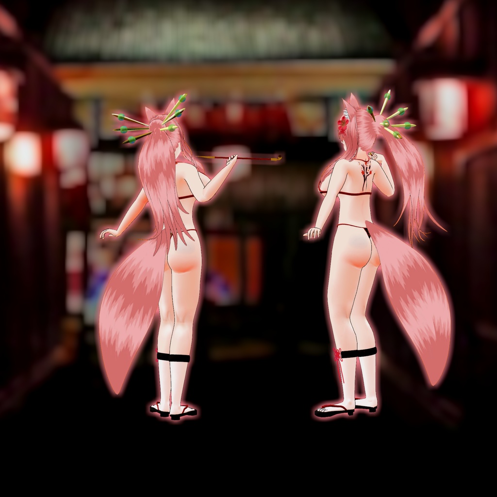 オリジナル3Dモデル【紅梅】