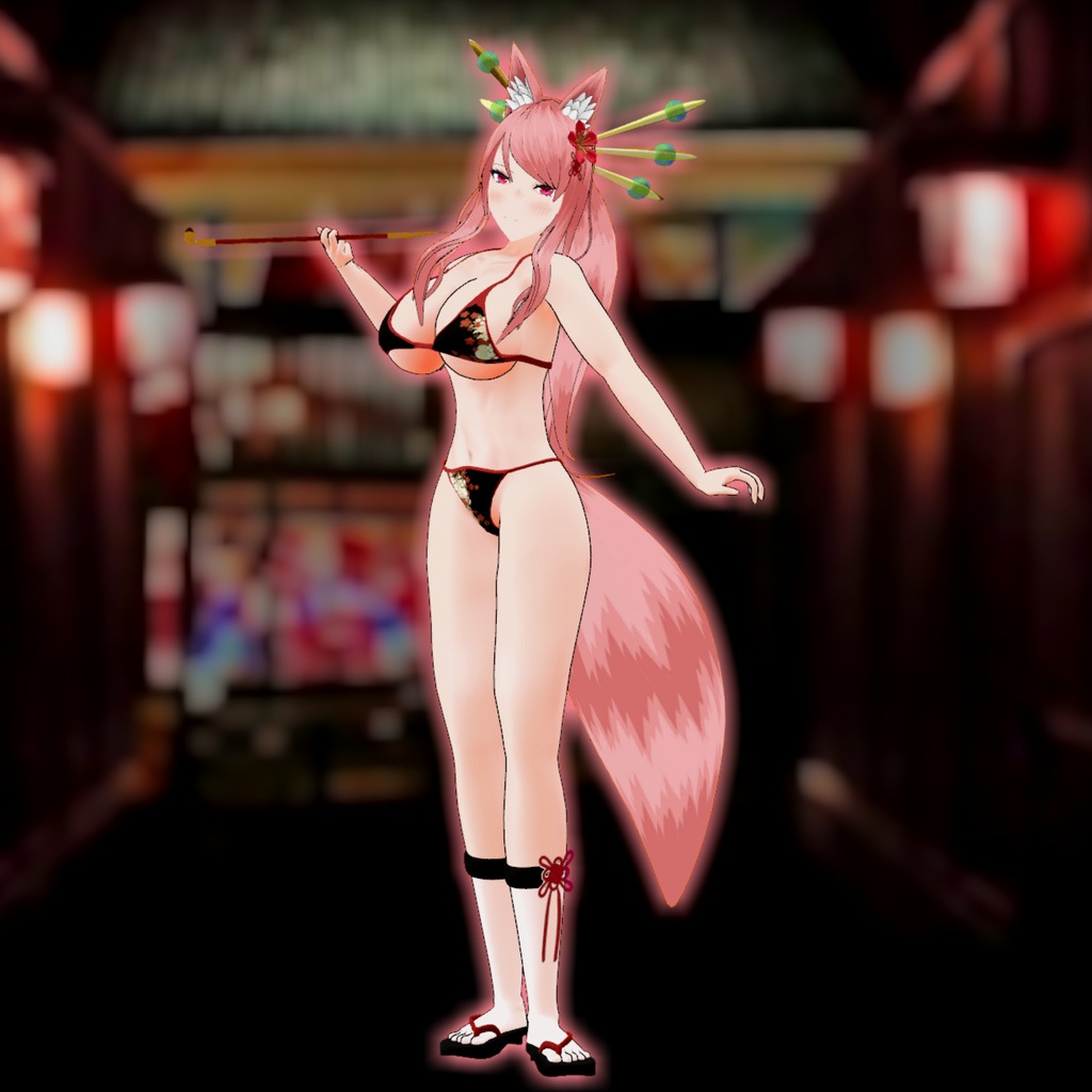 オリジナル3Dモデル【紅梅】