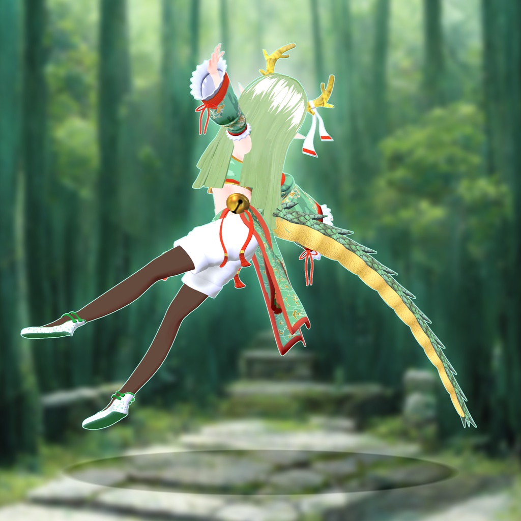 オリジナル3Dモデル【ミント】