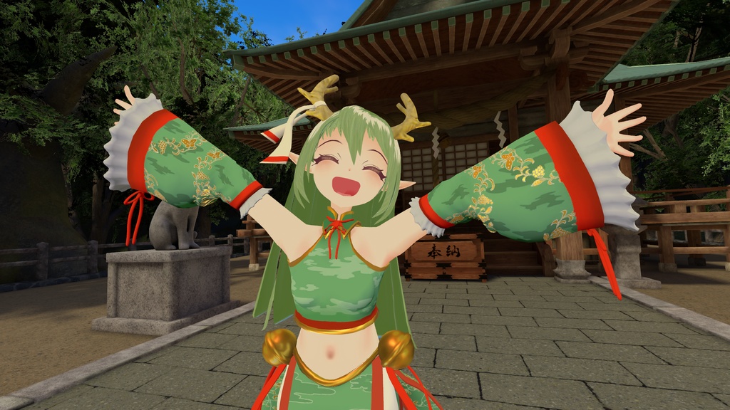 オリジナル3Dモデル【ミント】