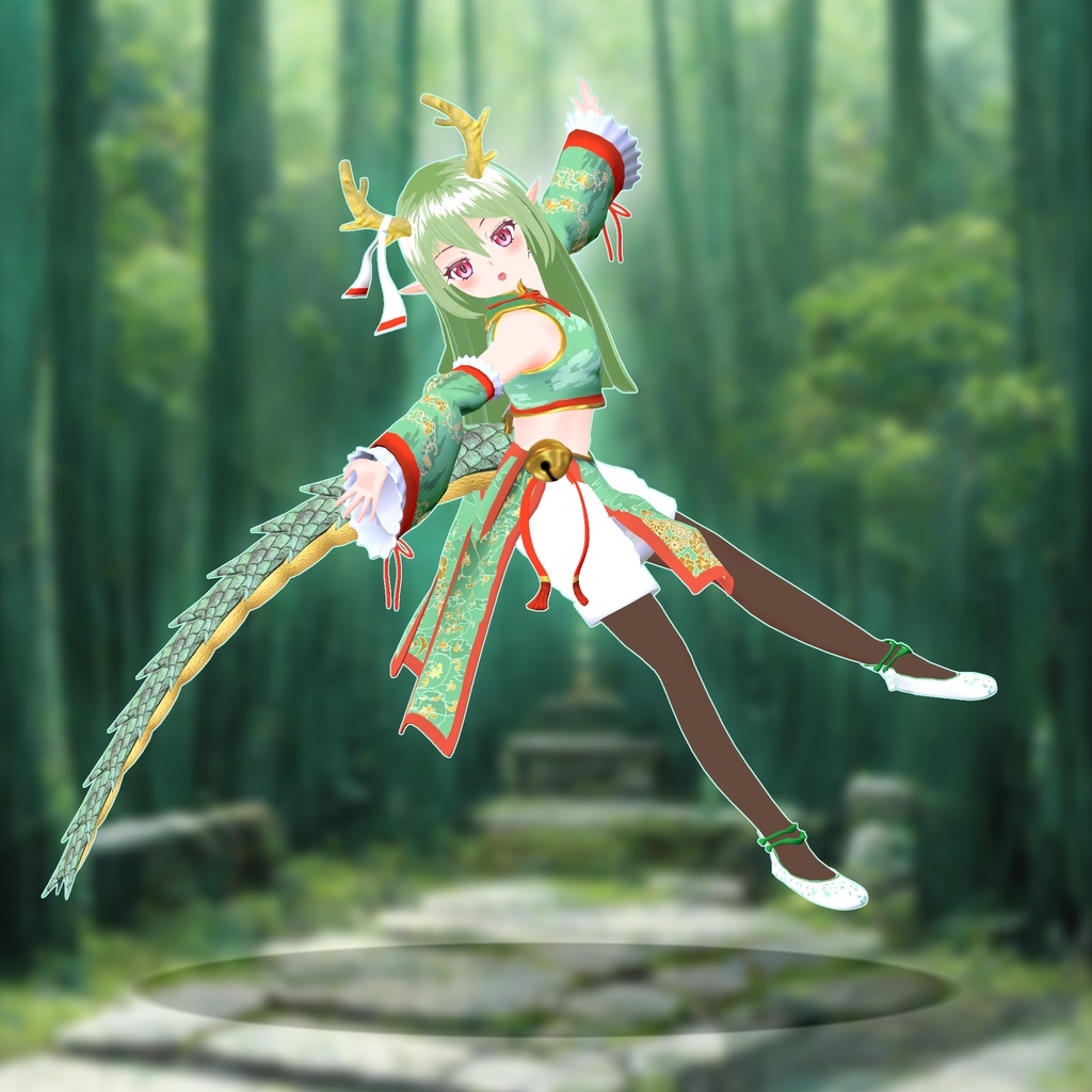 オリジナル3Dモデル【ミント】