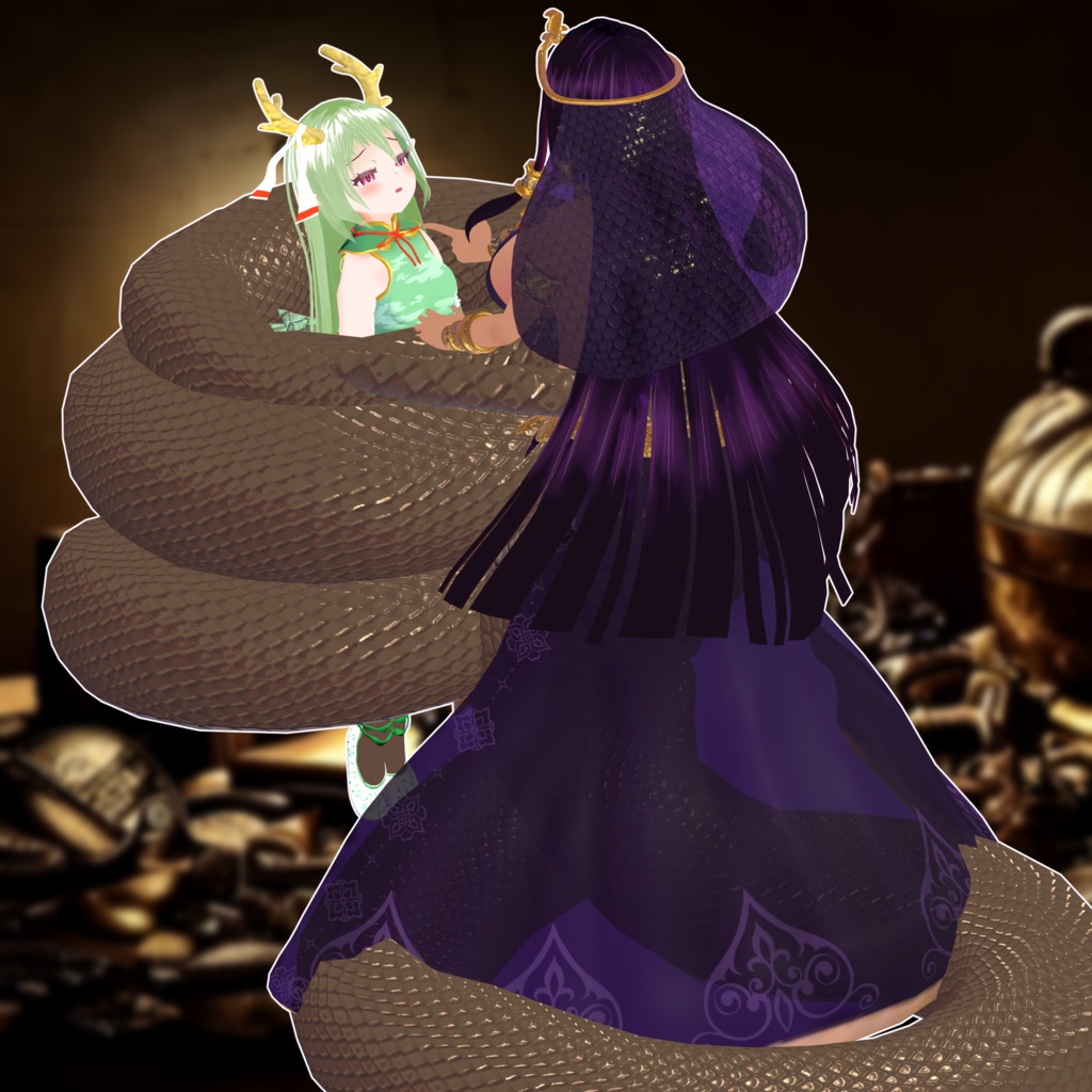 オリジナル3Dモデル【レイラ】