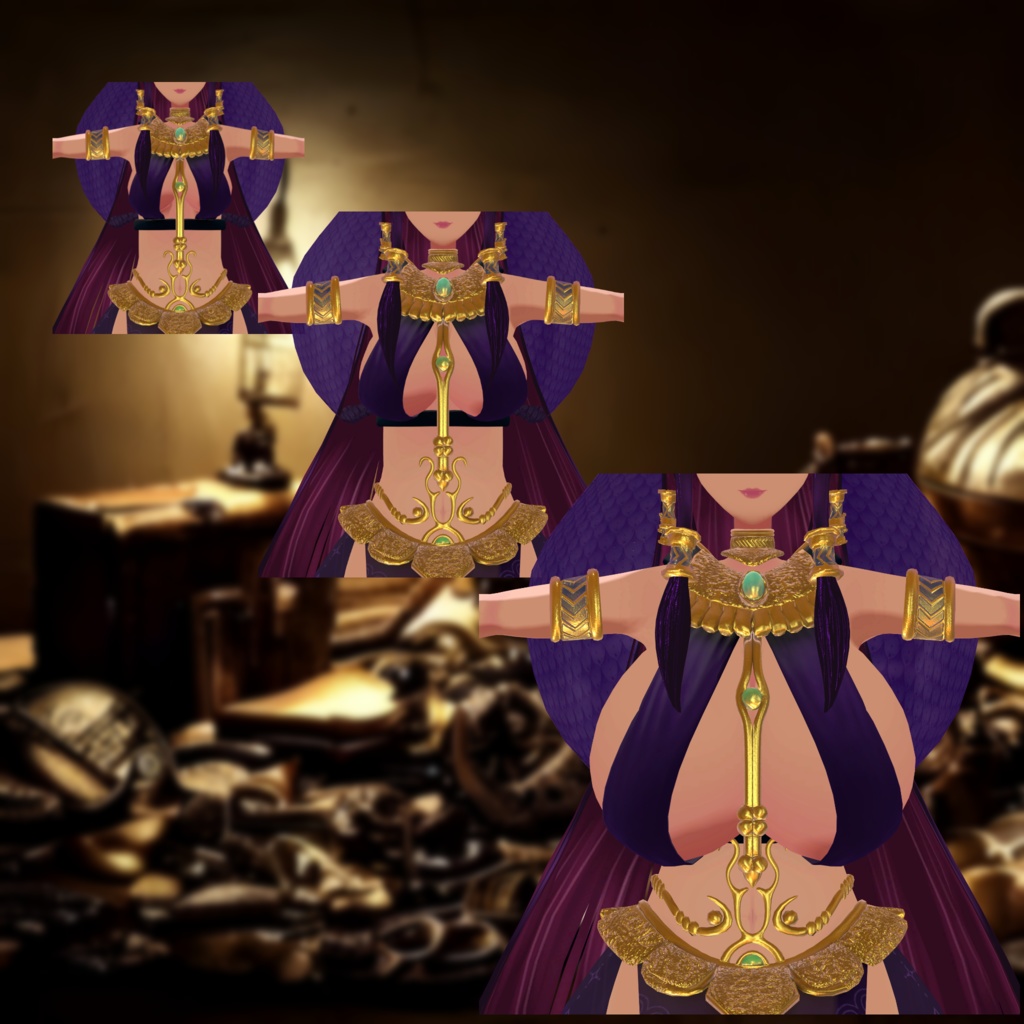 オリジナル3Dモデル【レイラ】